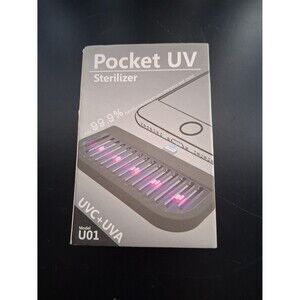 146 Cell Phone Pocket UV Disinfection Sterilizer UVC + UVA U01
